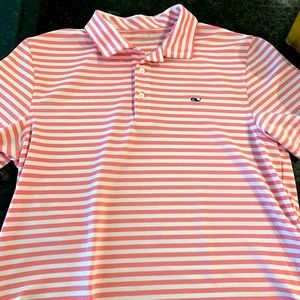Vineyard vines  mens medium striped polo